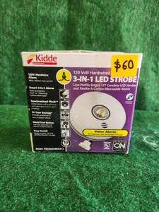 lot 31 image: Kidde 3-in-1 led strobe smoke and carbon monoxide alarm