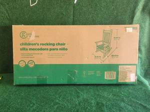 lot 57 image: Garden Treasures - Childrens rocking chair in box