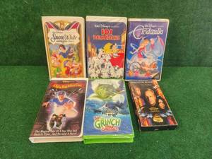 lot 117 image: Selection of Disney VHS movies