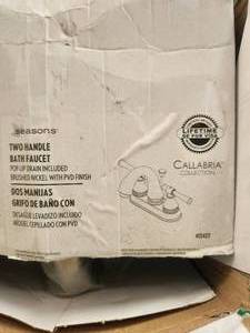 lot 196 image: Seasons 2 handle bath faucet