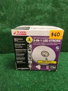 lot 219 image: Kidde 3-in-1 led strobe smoke and carbon monoxide alarm