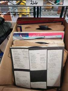 lot 270 image: Selection of vintage vinyl records -