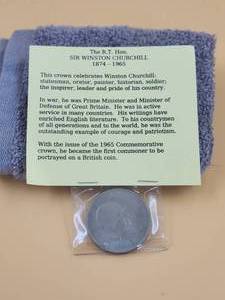 lot 74 image: The R.T. Hon. Sir Winston Churchill 1965 Commemorative coin