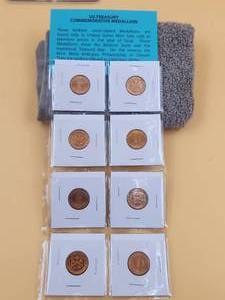 lot 104 image: US Treasury Commemorative Medallion set - brilliant uncirculated - Philadelphia and Denver