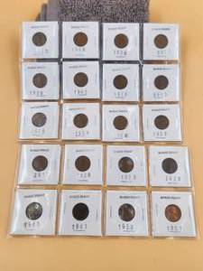 lot 164 image: Selection of Wheat Pennies