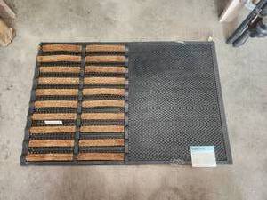lot 249 image: Traffic Master rubber coir scrapper mat