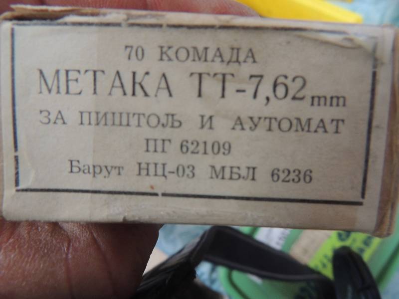 lot 1502 image: METAKA 7.62 - 25MM - AMMUNITION , 7...
