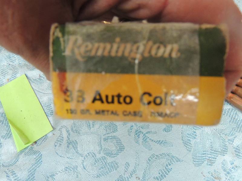 lot 1516 image: 38 auto colt 130 gr, qty 45 in box ...