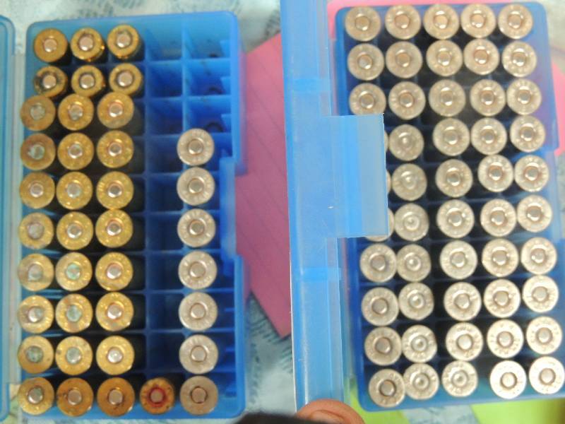 lot 1520 image: 44 mag,240 50ct box, blue box of a...
