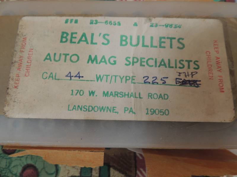 lot 1532 image: 44 cal,225g,50ct bullets...