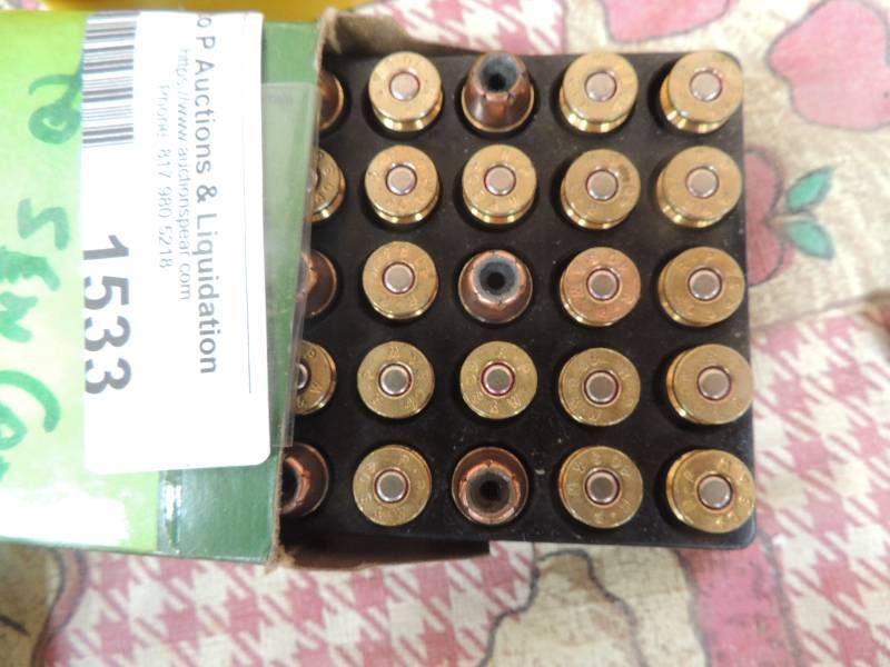 lot 1533 image: 40 S&W remington,155gr (x2 in 25ct)...