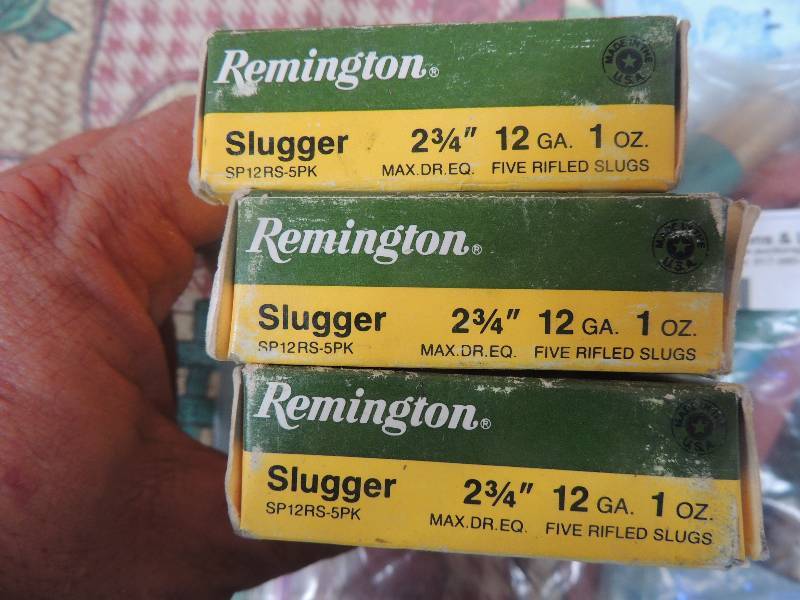 lot 1535 image: Remington 12 gauge  slugger 1  oz. ...