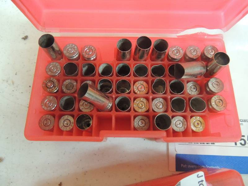 lot 1553 image: 9mm brass,  50 each red box   x 2 ...
