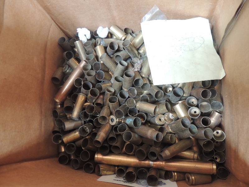 lot 1556 image: 45 mag brass (box of )...