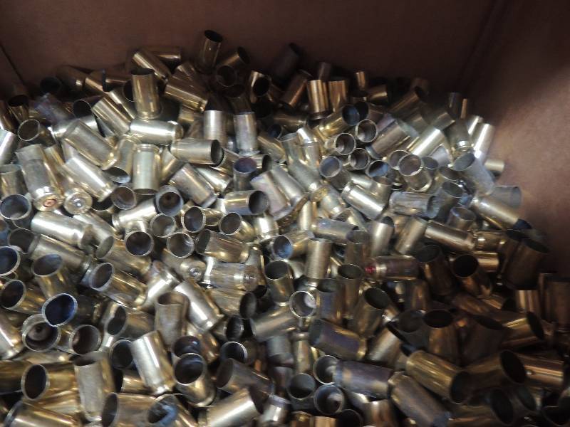 lot 1571 image: 45 auto brass...