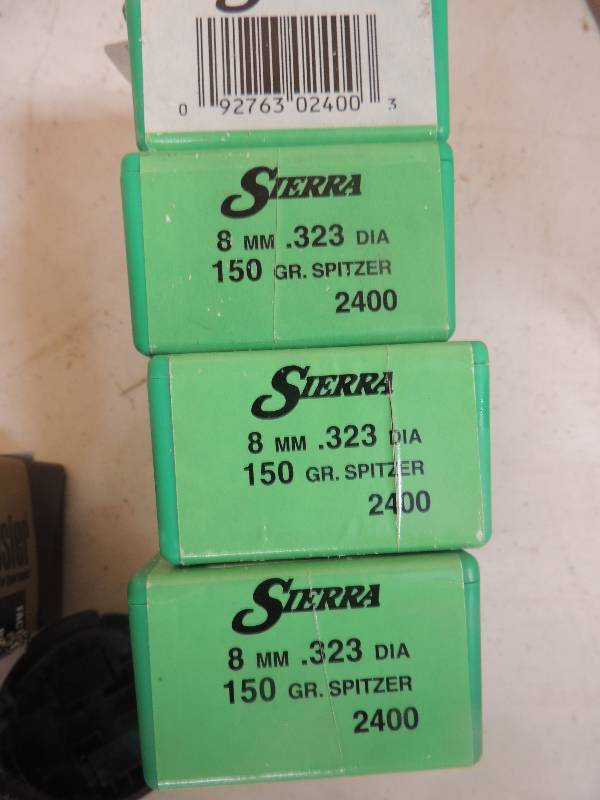 lot 1585 image: sierra 8 mm 150gr spitzer x 4 (100 ...