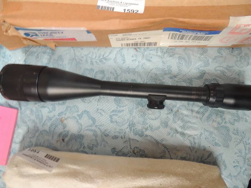 lot 1592 image: Bushnell scope 6x-18 x 50 waterproo...