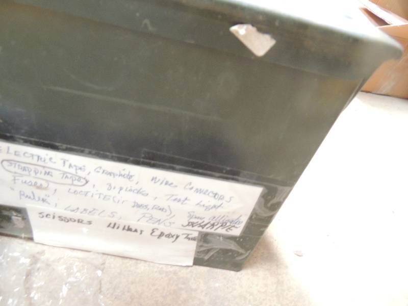 lot 1595 image: empty ammo box...