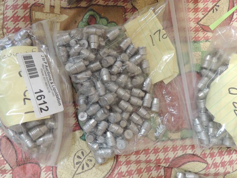 lot 1612 image: 171.2 and 173.0  lead  bullets...