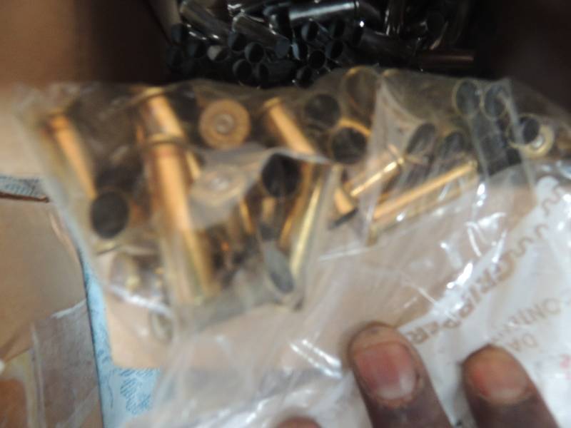 lot 1622 image: 357 magnum silver and brass...