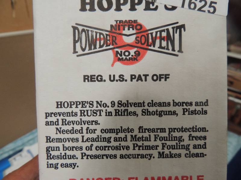 lot 1625 image: Hopps powder solvent...