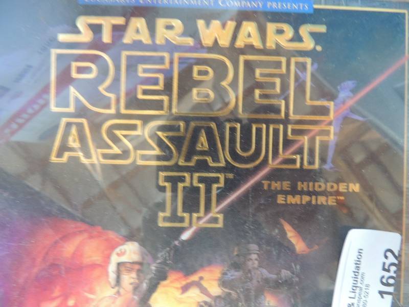 lot 1652 image: NIB star wars rebel assasin II...