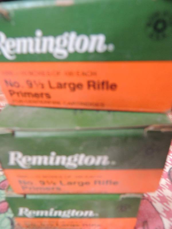 lot 1719 image: Remington #9 Lg rifle primer 3 full...