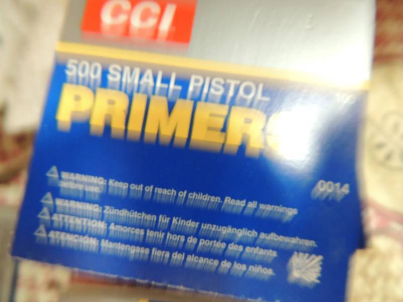 lot 1723 image: CCI sm pistol primer 10 pkg  500 ct...