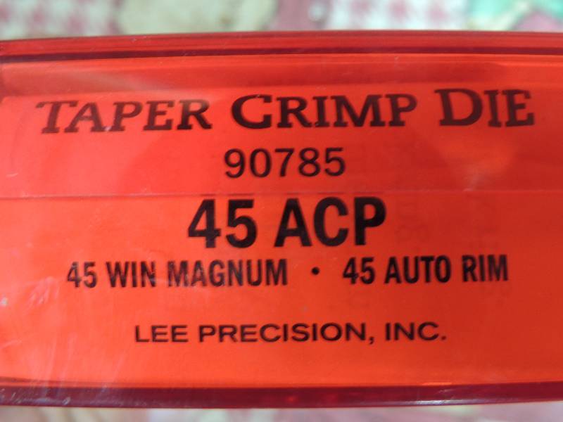 lot 1753 image: Lee taping crimp dies 45s...
