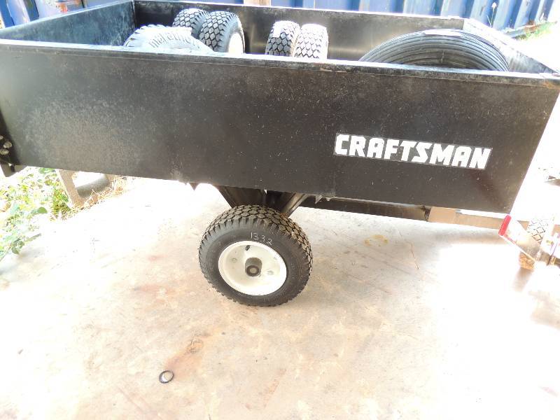 lot 1764 image: craftsman yard trailer...