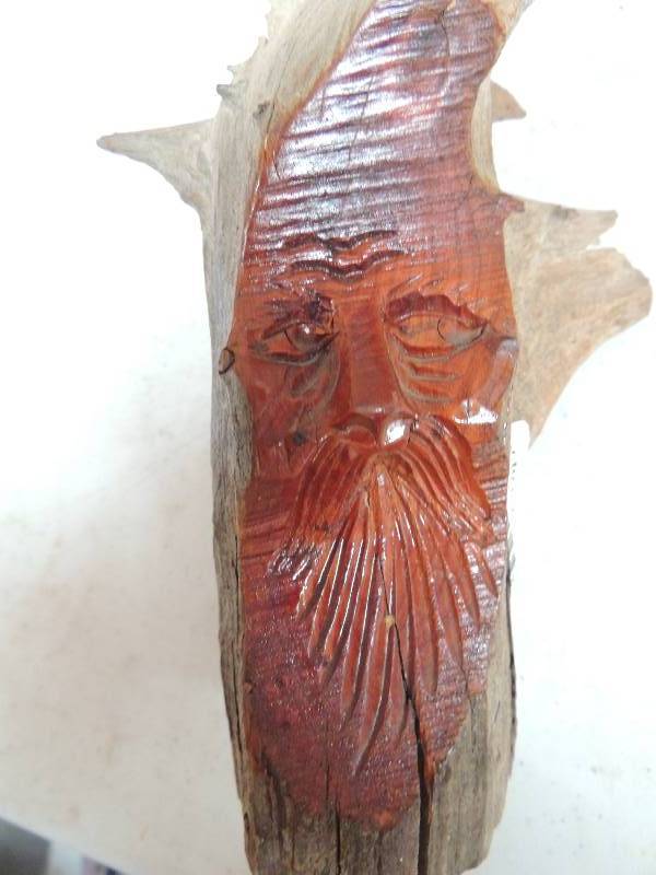 lot 1831 image: Little old man carving...