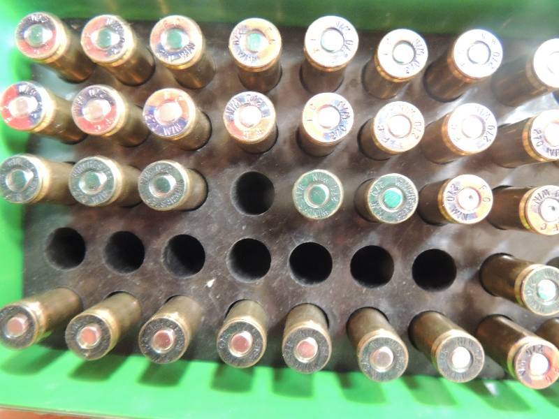 lot 707 image: 270 Winchester Ammo and Brass Casin...