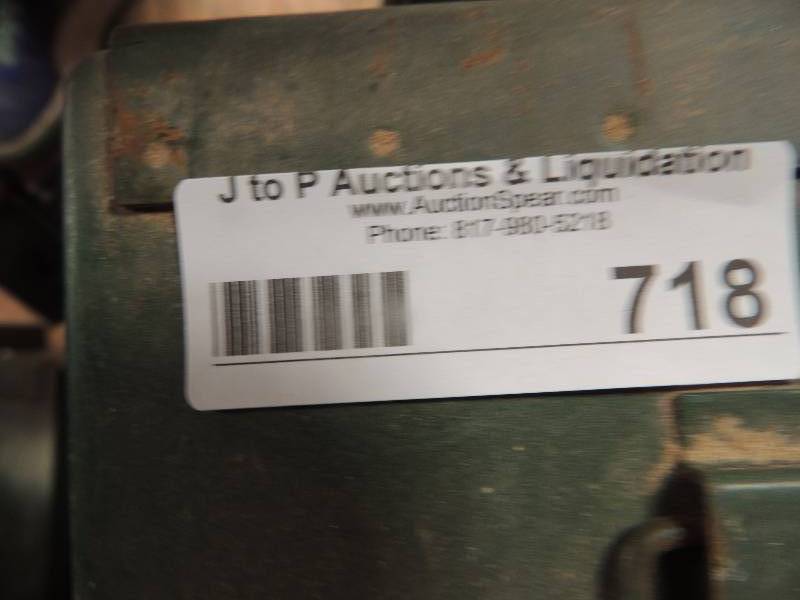 lot 718 image: 3 empty metal ammo boxes...