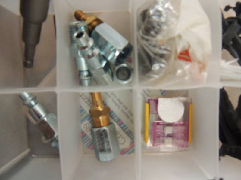 lot 740 image: Craft Items, sewing items, nuts and...