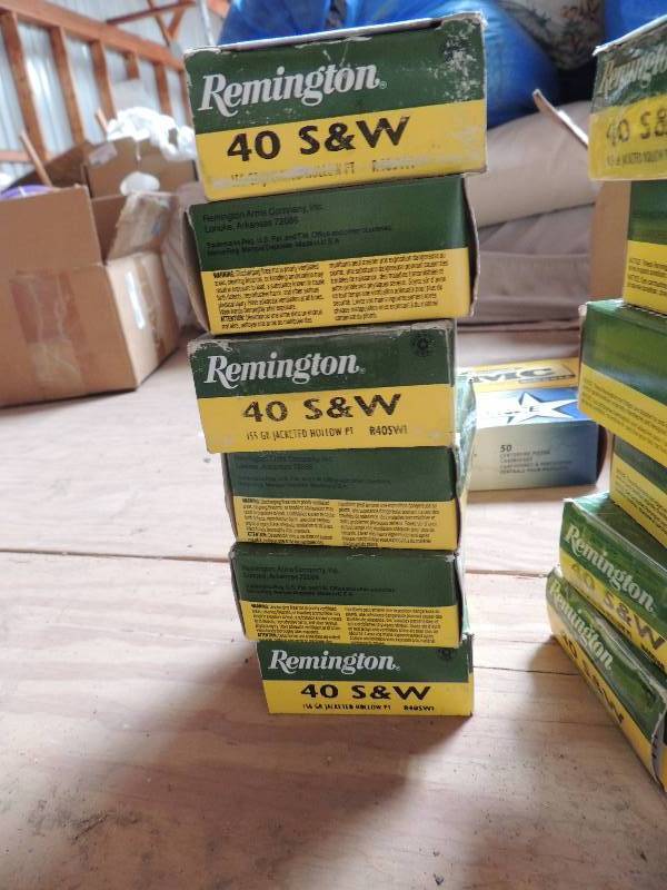 lot 671 image: 40 SW Remington (175q) Reloads - 5...
