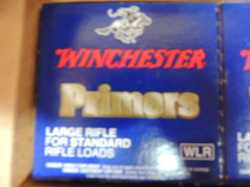 lot 1713 image: 6 boxes of Lg Rifle primer...