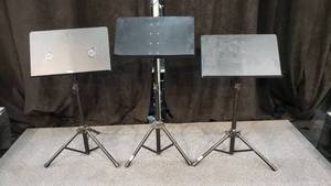 lot 89 image: Lot of 3 Pro Line Music Stands