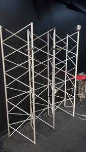 lot 109 image: Lot of 3 Aluminum stage Trusses
