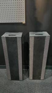 lot 112 image: Lot of 2 Wooden Stage Risers