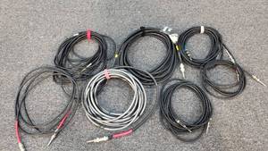 lot 122 image: Lot of Misc Instrument Cables