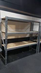lot 127 image: Industrial Adjustable Metal Shelf 77 x 72 x 24
