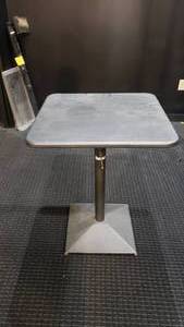 lot 129 image: Adjustable Industrial Style Table