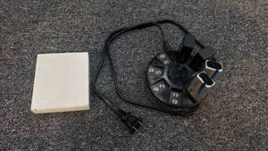 lot 151 image: 9V Battery Charger Station w Box of New 9v Batteries