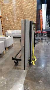 lot 189 image: Quick Stage Rolling Portable Stage Cart.  Holds Up to 6 Portable Stages