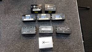 lot 220 image: Lot of 9 Misc Instrument Direct Boxes (Livewire, Whirlwind, DOD & More)