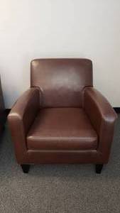 lot 232 image: Mocha Brown Chair