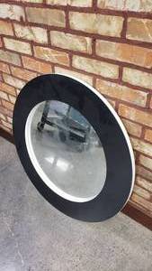 lot 241 image: Black Round Ikea BillDal Wall Mirror