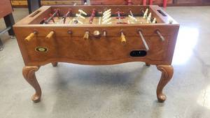 lot 260 image: Tournament Choice Beautiful Wooden Foosball Table