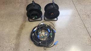 lot 263 image: Lot of DMX Cable, Powercon & Video Cables.  Reels are 100 Each