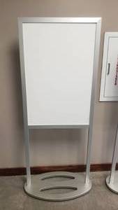 lot 273 image: Displays2Go 66 Double Sided Indoor Sign.  Insert is removeable.